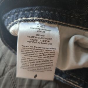 Mens silver jeans, gordie, 34/30